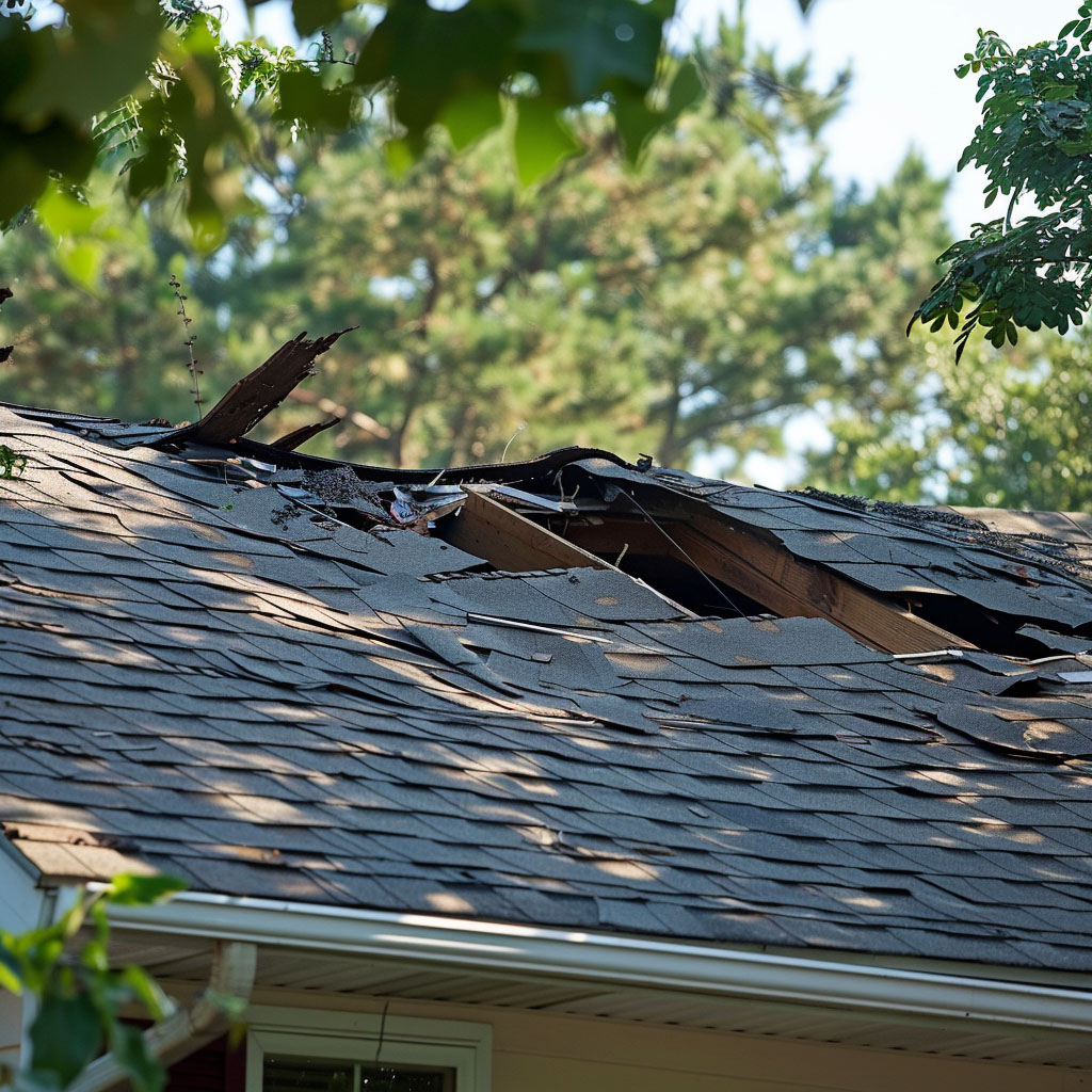 Common Types of Roof Damage in Greenville Neighborhoods